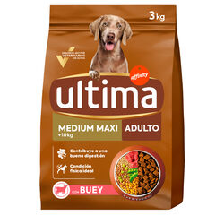 PIENSO PARA PERRO ADULTO CON BUEY ULTIMA 3kg