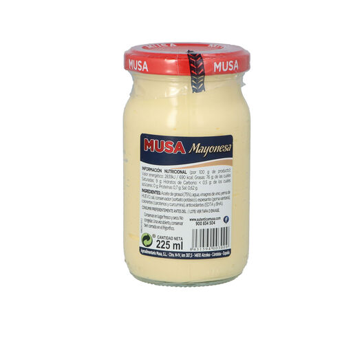 MAYONESA MUSA TARRO 225g image number