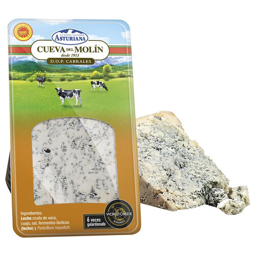QUESO CABRALES ASTURIANA CUÑA 100g image number