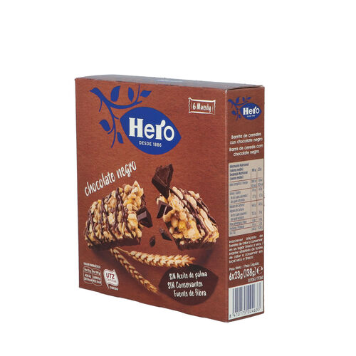 BARRITAS MUESLY CHOCO NEGRO CORNY PACK 6x25g image number