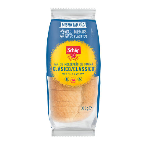 Pan de molde clasico sin gluten SCHAR 300g image number