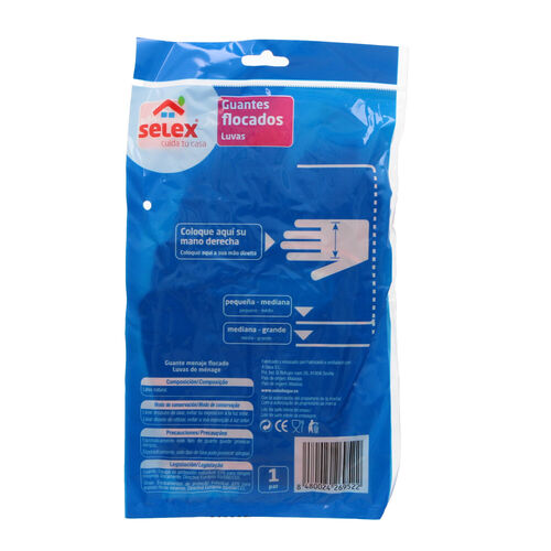 GUANTES SELEX ROSA TALLA PEQUEÑA MEDIANA image number