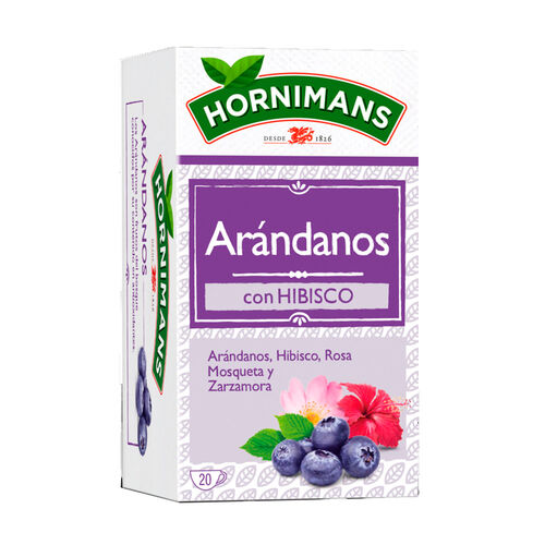 HORNIMANS ARANDANO CON HIBISCO 20 SOBRES image number