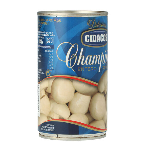 CHAMPIÑON ENTERO CIDACOS 355g image number