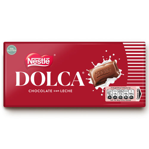 Chocolate con leche Dolca NESTL&Eacute; 100g image number