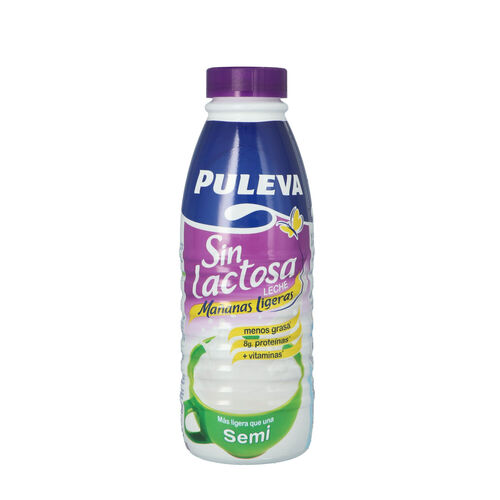 LECHE SIN LACTOSA SEMIDESNATADA PULEVA 1L image number