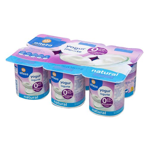 YOGUR ALTEZA 0% NATURAL 6x125g image number