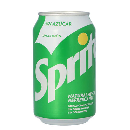 Refresco lima lim&oacute;n SPRITE bajo azucar lata 33cl image number