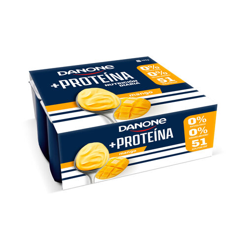 YOGUR DE PROTEINA SABOR MANGO DANONE 4x100g image number