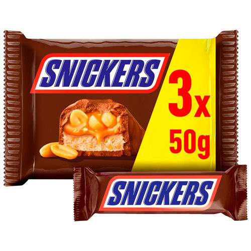 SNIKERS pack 3x50g image number
