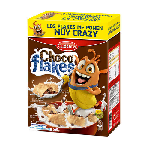 CEREALES CHOCO FLAKES CUETARA 520g image number