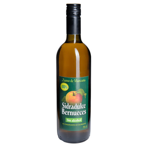 Zumo de manzana sin alcohol Sidradulce BERNUECES 75cl image number