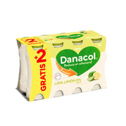 Bebida l&aacute;ctea con lima y lim&oacute;n DANACOL 6x100g