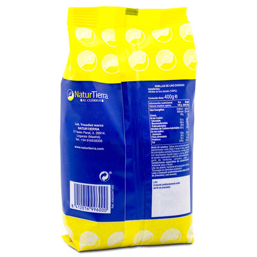 Semillas de lino dorado NATURTIERRA 400g image number