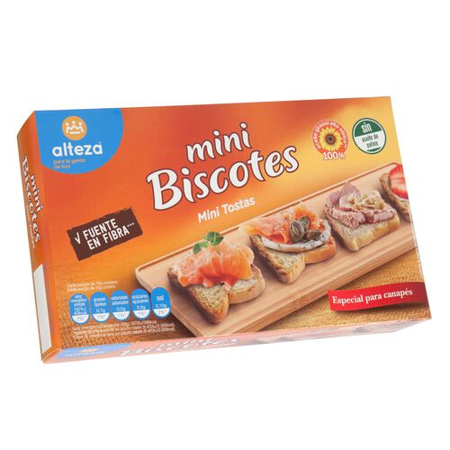 MINIBISCOTES ALTEZA 60uds  120g image number