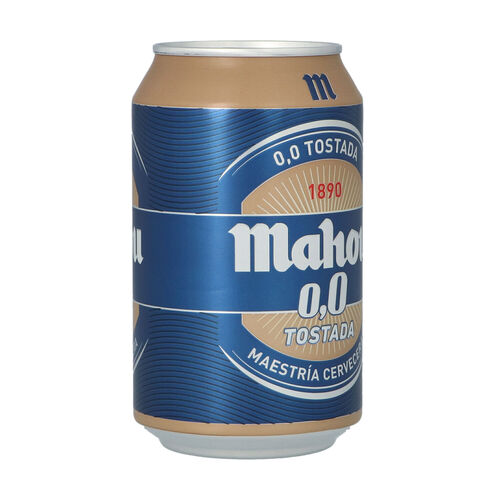 CERVEZA TOSTADA 0,0% MAHOU 33cl image number
