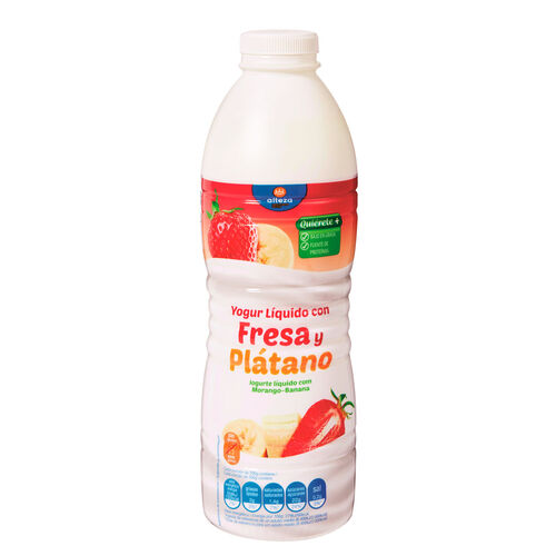 Yogur l&iacute;quido con fresa y pl&aacute;tano ALTEZA 1L image number