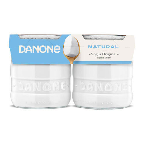 YOGUR NATURAL ORIGINAL DANONE 2x135g image number