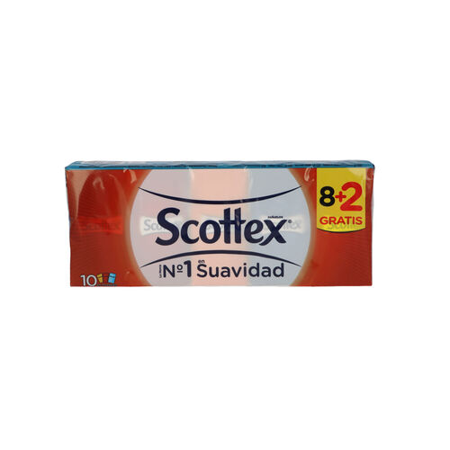 Pa&ntilde;uelos de papel SCOTTEX pack 8uds image number
