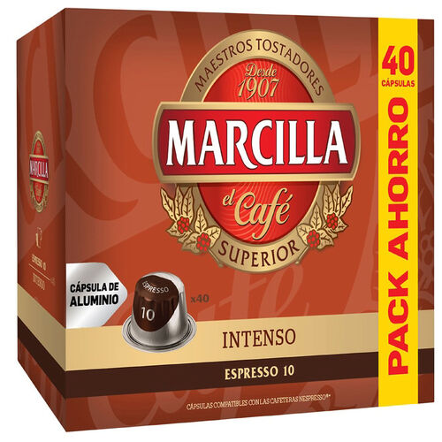 CAFE EXPRESSO INTENSO MARCILLA 40 CAPSULAS image number