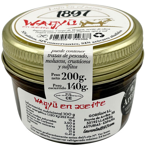 Wagyu en aceite LA VENTA 200g image number