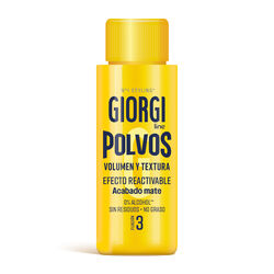Polvos de fijacion volumen y textura acabado mate 0% alcohol GIORGI 10g
