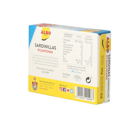 Sardinilla picantona ALBO 105g image number