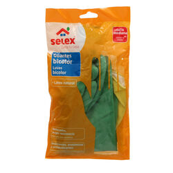 Guantes SELEX bicolor Talla peque&ntilde;a mediana