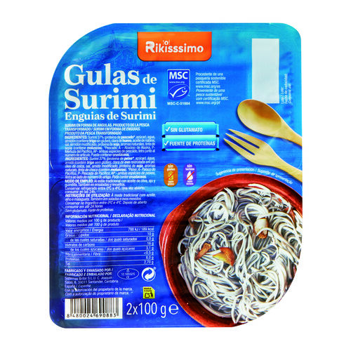 Sabrosinas de mar RIKISSSIMO 2x100g image number