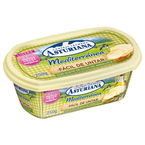 Mantequilla mediterr&aacute;nea Central Lechera ASTURIANA 250g image number