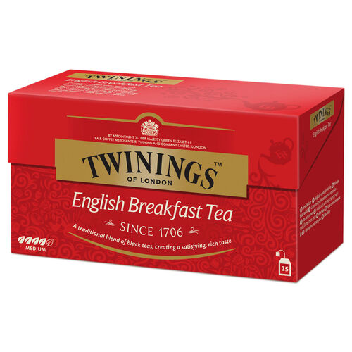 TWININGS english breakfast 25 sobres image number