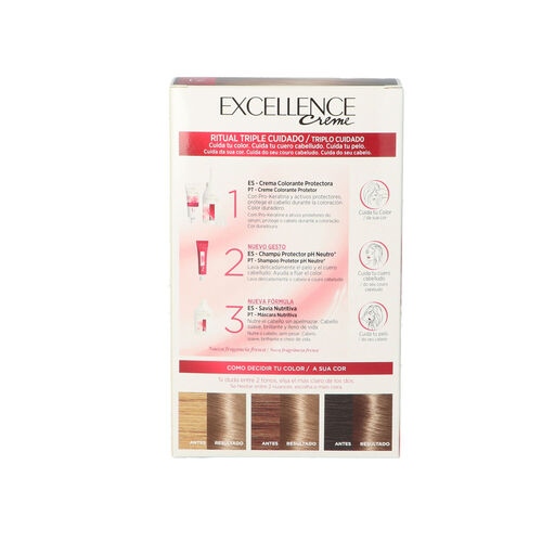 COLORACIÓN PERMANENTE TINTE EXCELLENCE 71 RUBIO CENIZA image number