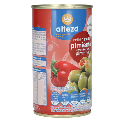 Aceituna rellena de pimiento ALTEZA 350g image number
