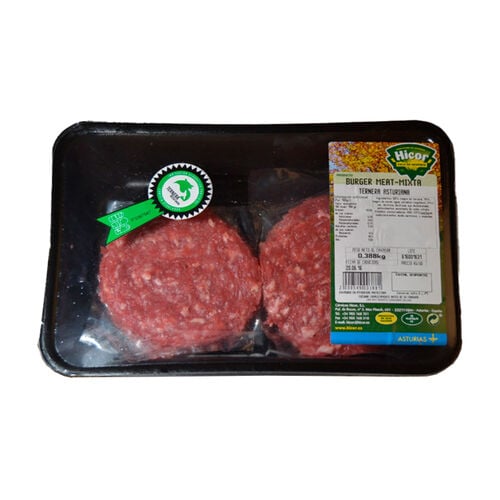 Burguer Mixta vacuno bandeja pack 2x130g image number