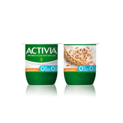 Leche fermentada con Fibra y cereales ACTIVIA 4x120g