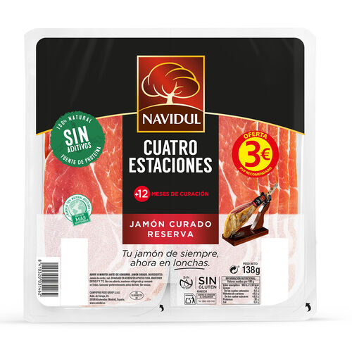 Jamon Reserva 12 meses NAVIDUL 138g image number