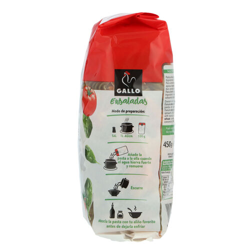PASTA HELICES VEGETALES GALLO 450g image number