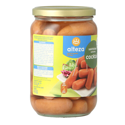 SALCHICHAS ALTEZA COCKTAIL TARRO 400g image number
