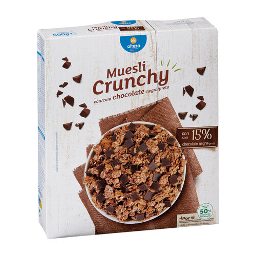 Cereales muesli crunchy con chocolate ALTEZA 500g image number