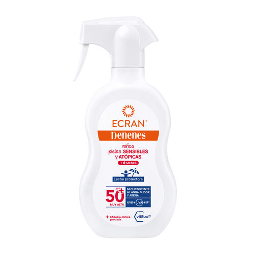 LECHE PROTECTORA NIÑOS +6 MESES PIELES SENSIBLES SPF50 ECRAN 270ml image number
