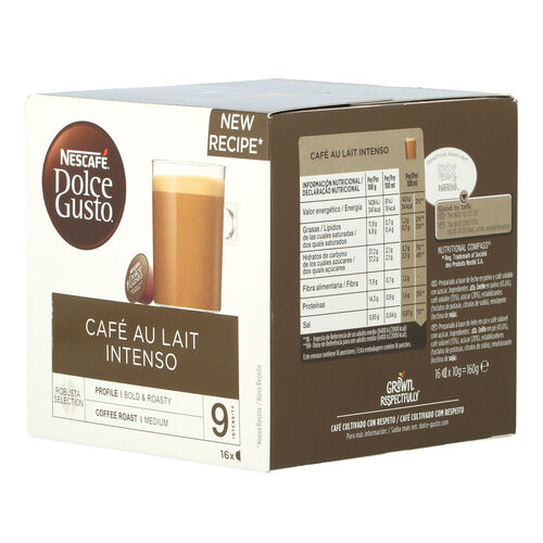 CAFE DOLCE GUSTO CON LECHE INTENSO 16 CAPSULAS image number