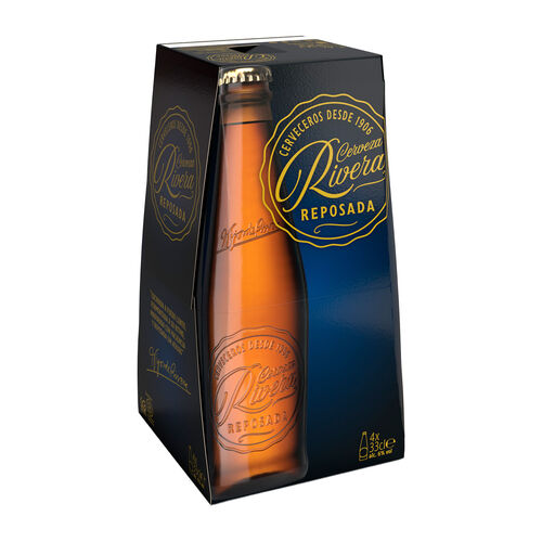 Cerveza Reposada RIVERA 4x33cl image number