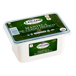 Manteca de cerdo Ib&eacute;rico EL POZO 400g