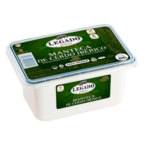 Manteca de cerdo Ib&eacute;rico EL POZO 400g image number