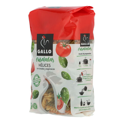 PASTA HELICES VEGETALES GALLO 450g image number