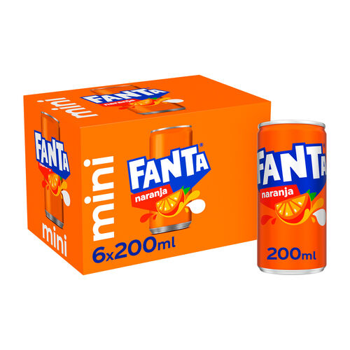 REFRESCO SABORT NARANJA FANTA 6x200ml image number