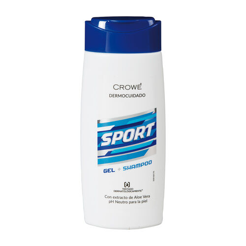 GEL DE BAÑO Y CHAMPU DERMO CROWE 250ml image number