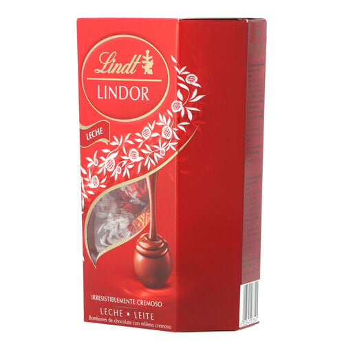 Bombones de chocolate con leche LINDOR LINDT 200g image number