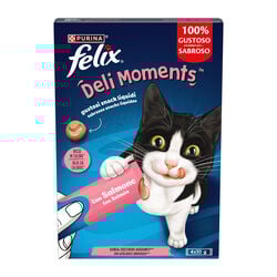 SNACK CON SALMÓN DELI MOMENTS FELIX 4x10g