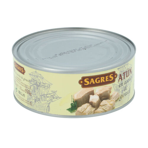 ATUN ACEITE DE GIRASOL SAGRES 650g image number
